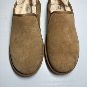 UGG Men's Tan Suede Slippers women’s size 10